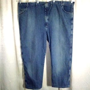 Wrangler Rugged Wear Medium Wash Jeans Relaxed Straight with Lower Rise …
